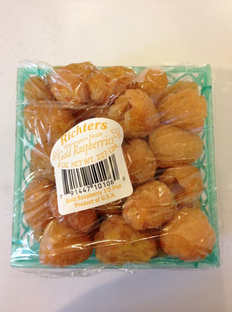 gold raspberries