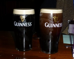 pints of Guinness