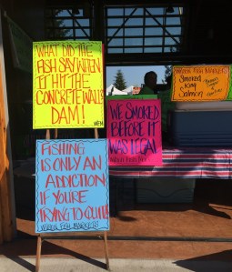 Wilson Fish Markets signs