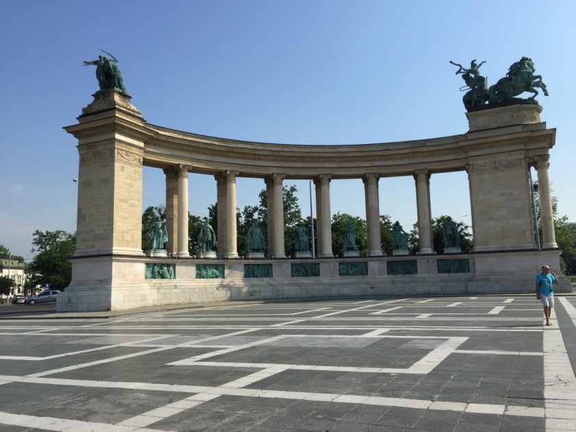 Portion of Heroes' Square, Budapest