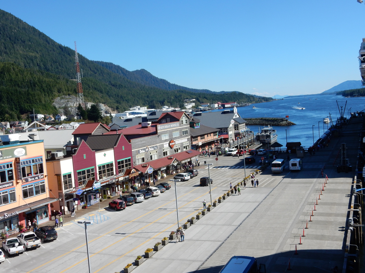 view of Ketchikan, AK