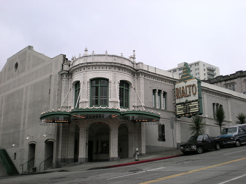 public domain photo of Rialto Theater from Wikipedia