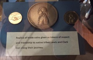 Replica trading coins from Lewis & Clark Expedition