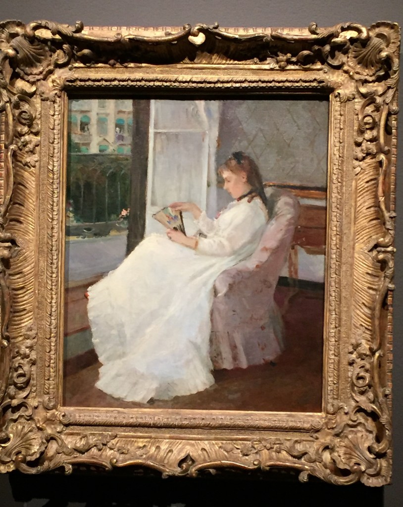 Artist's Sister at Window, Berthe Morisot (1869)