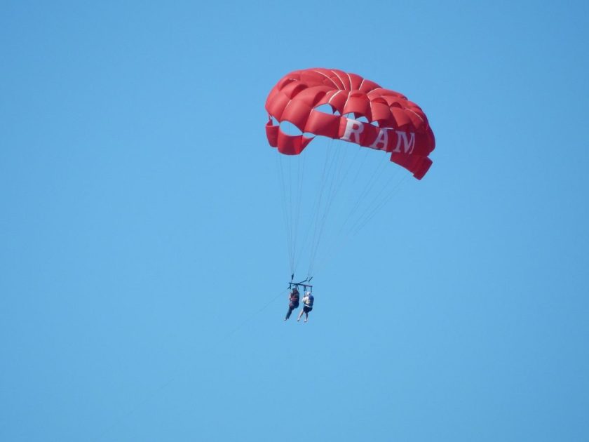 parasailing