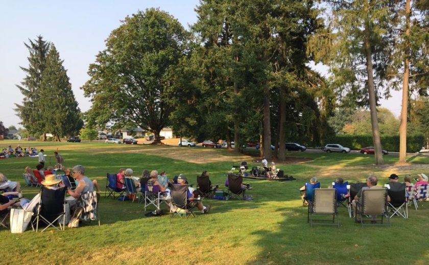 concert on the lawn